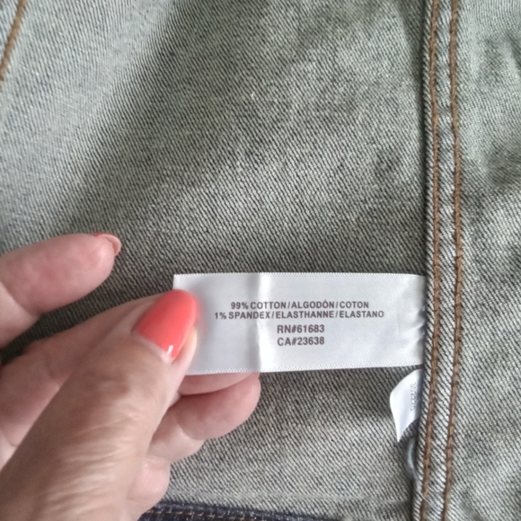 Jockey Brand Stretch Denim Jean Jacket L - Picture 6 of 8